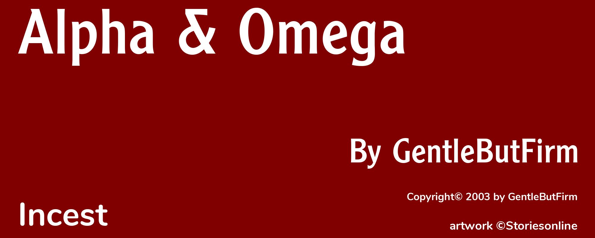 Alpha & Omega - Cover
