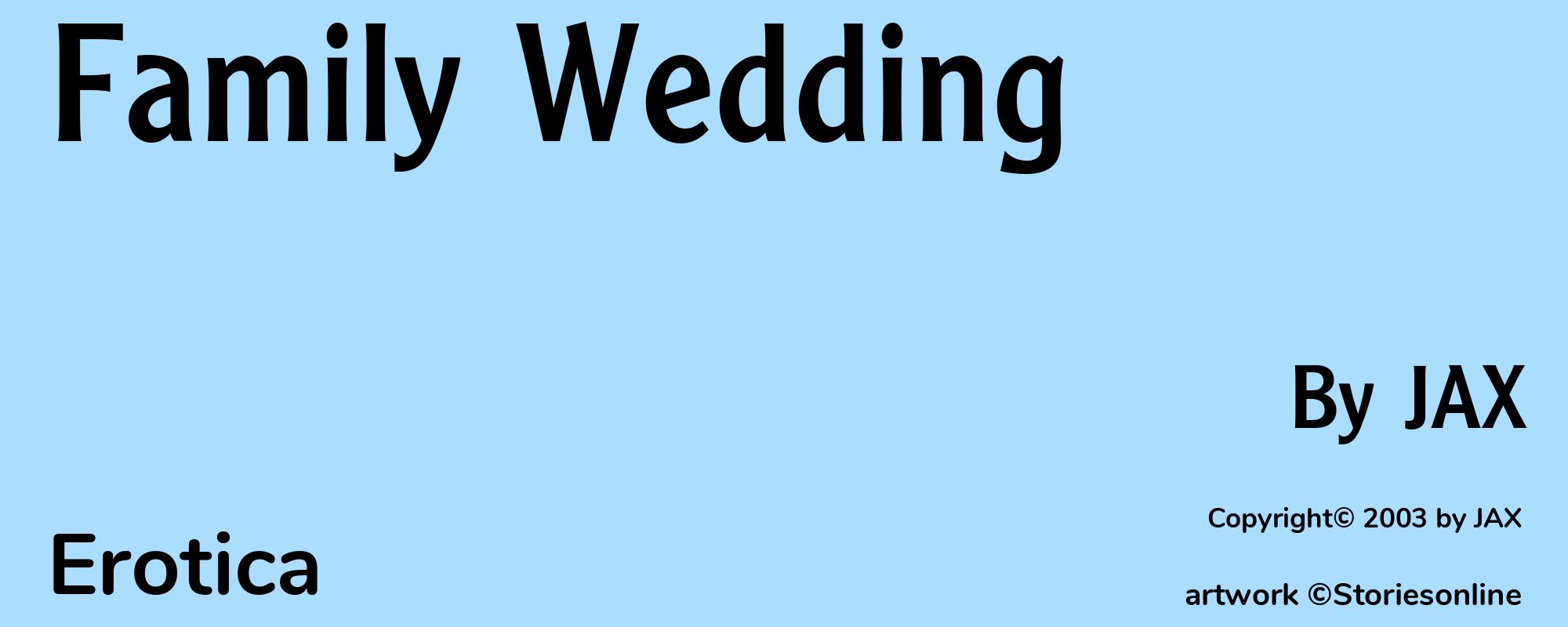 Family Wedding - Cover