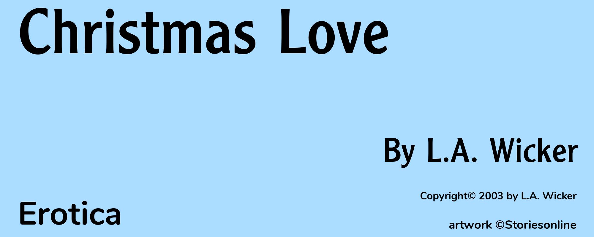 Christmas Love - Cover