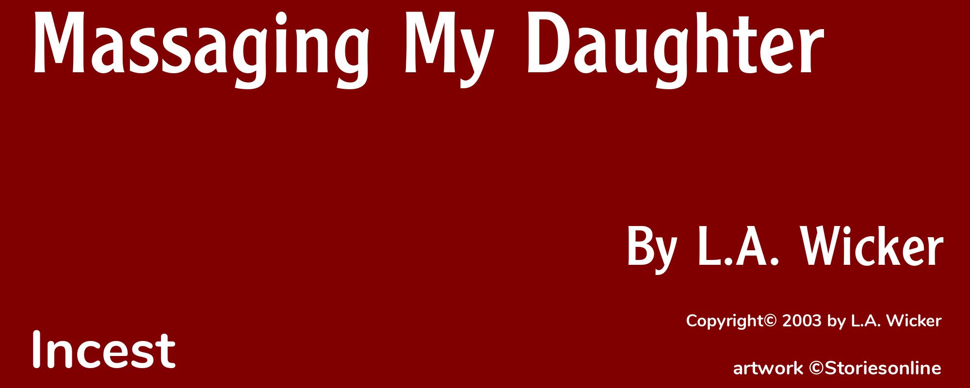 Massaging My Daughter - Cover