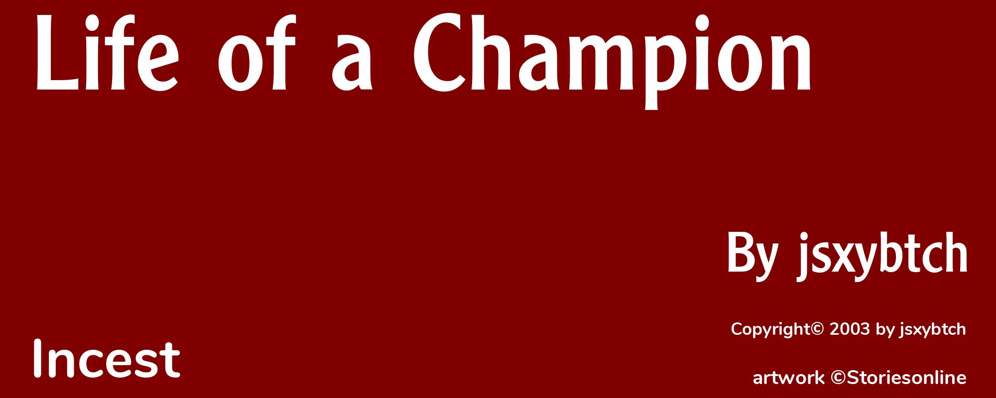 Life of a Champion - Cover