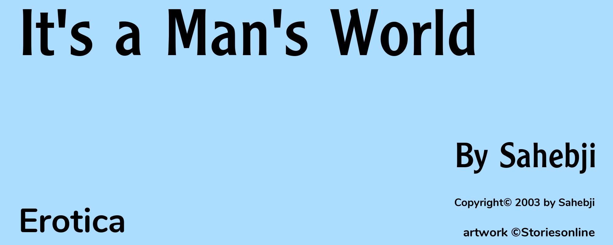 It's a Man's World - Cover