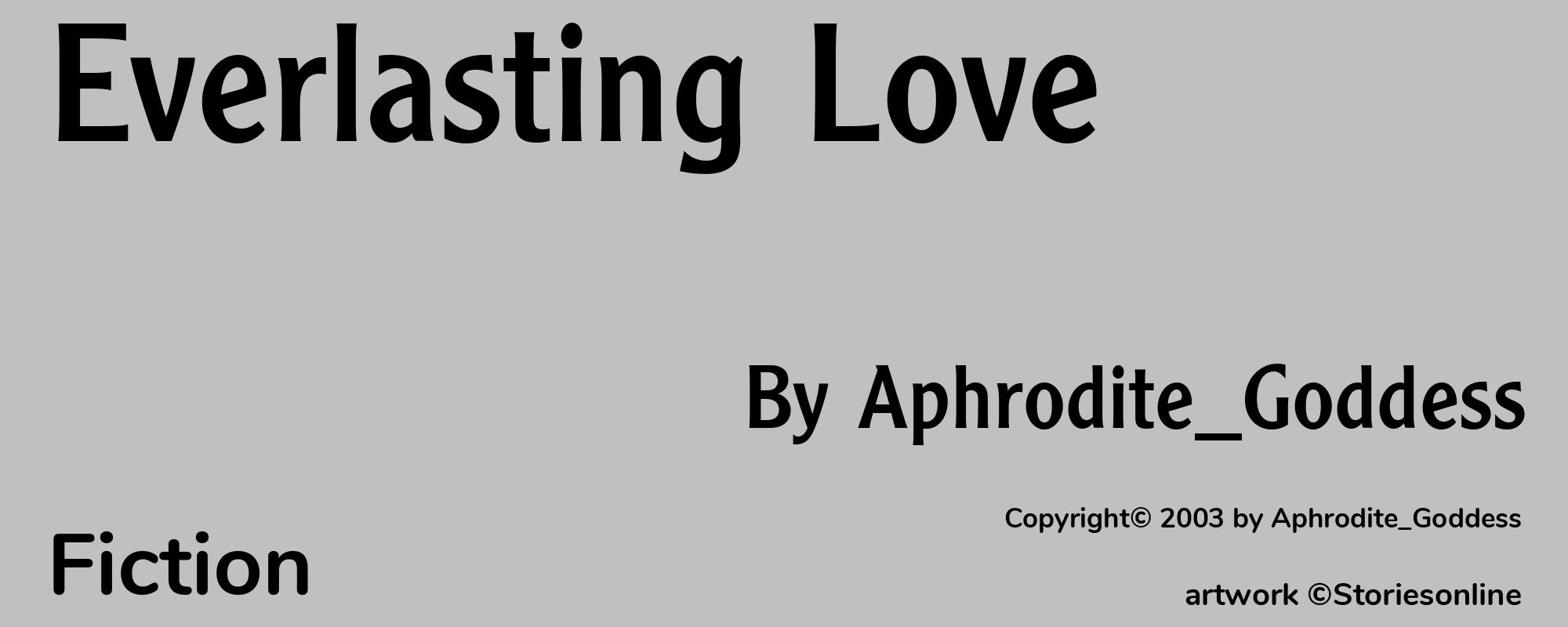Everlasting Love - Cover
