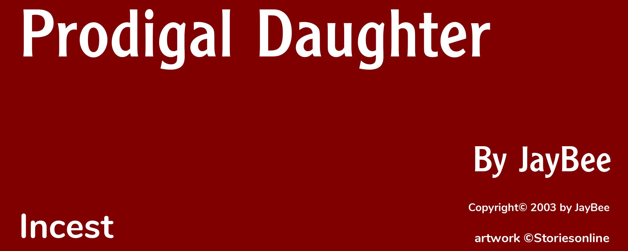 Prodigal Daughter - Cover