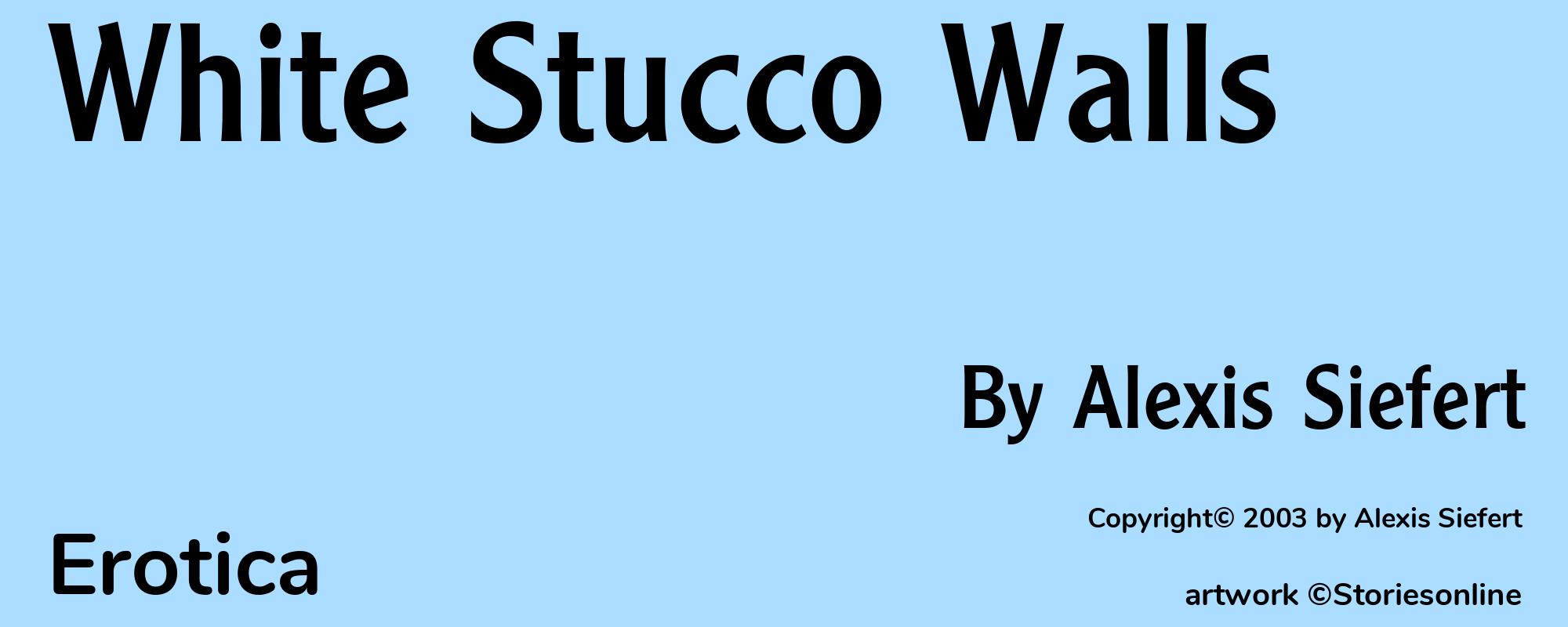White Stucco Walls - Cover