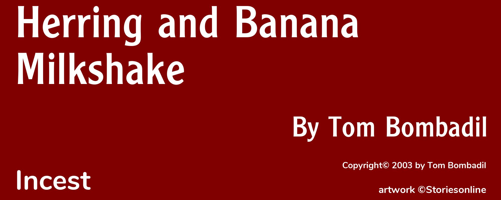 Herring and Banana Milkshake - Cover