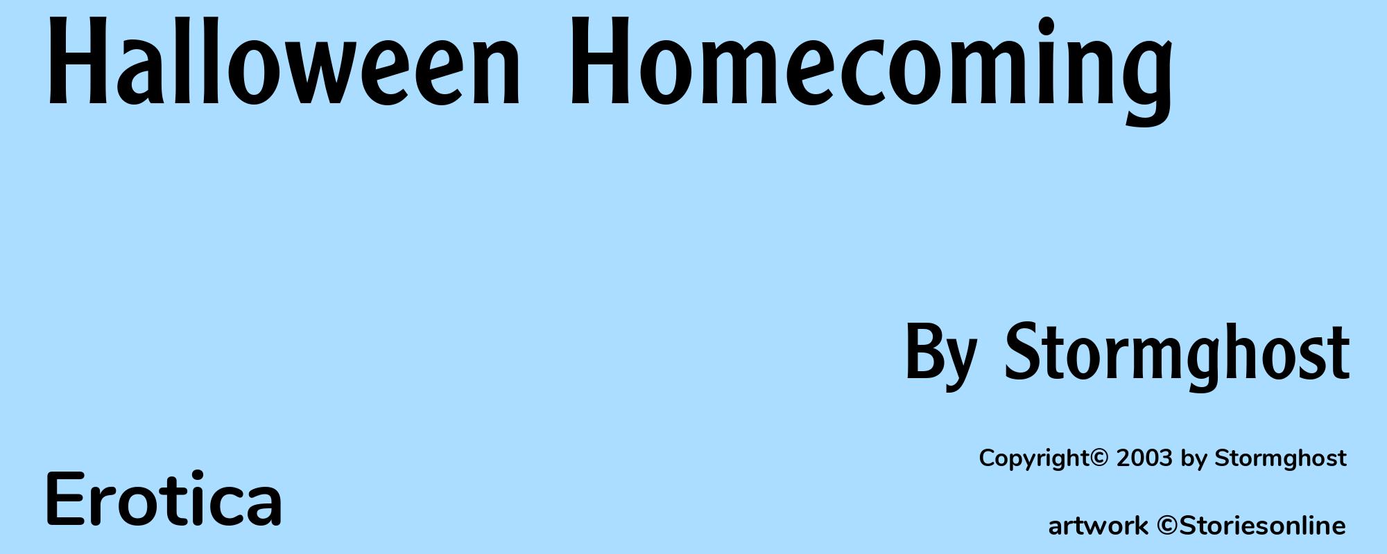 Halloween Homecoming - Cover