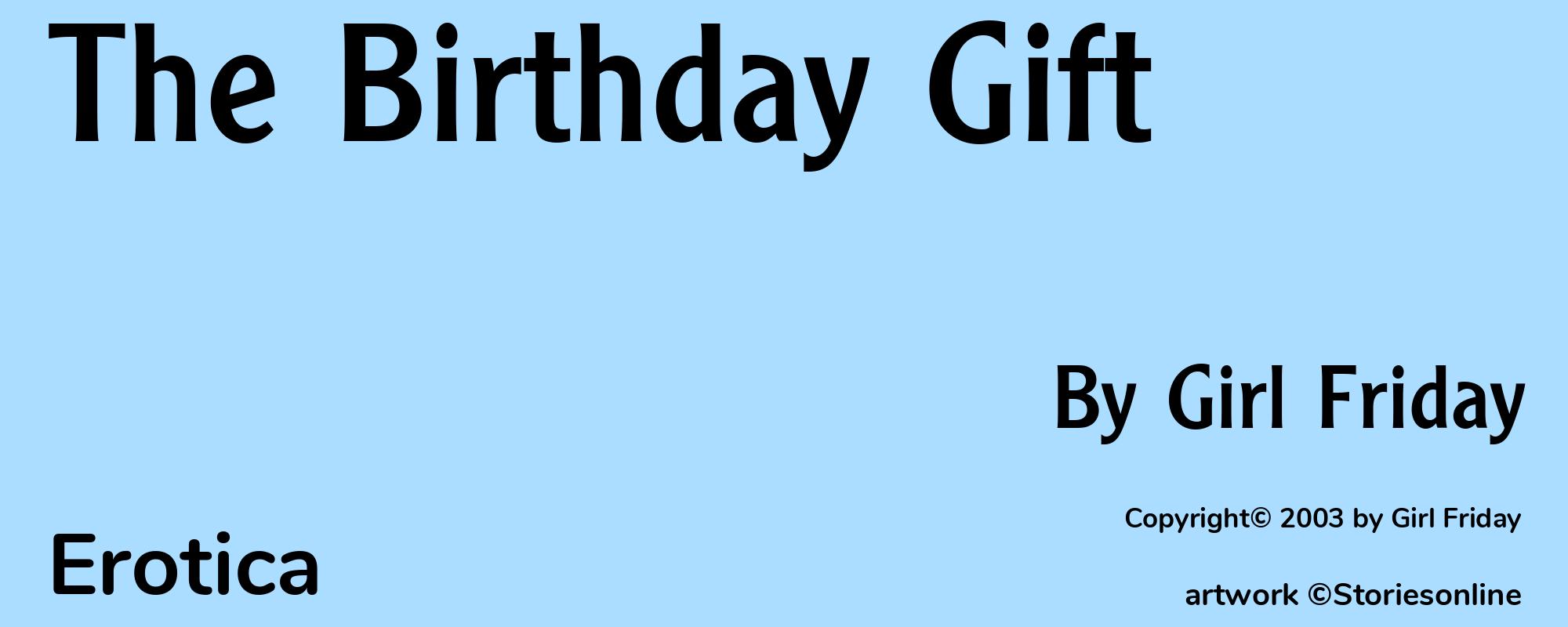 The Birthday Gift - Cover