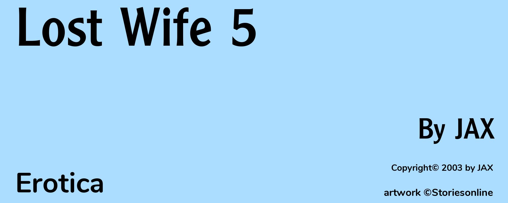 Lost Wife 5 - Cover