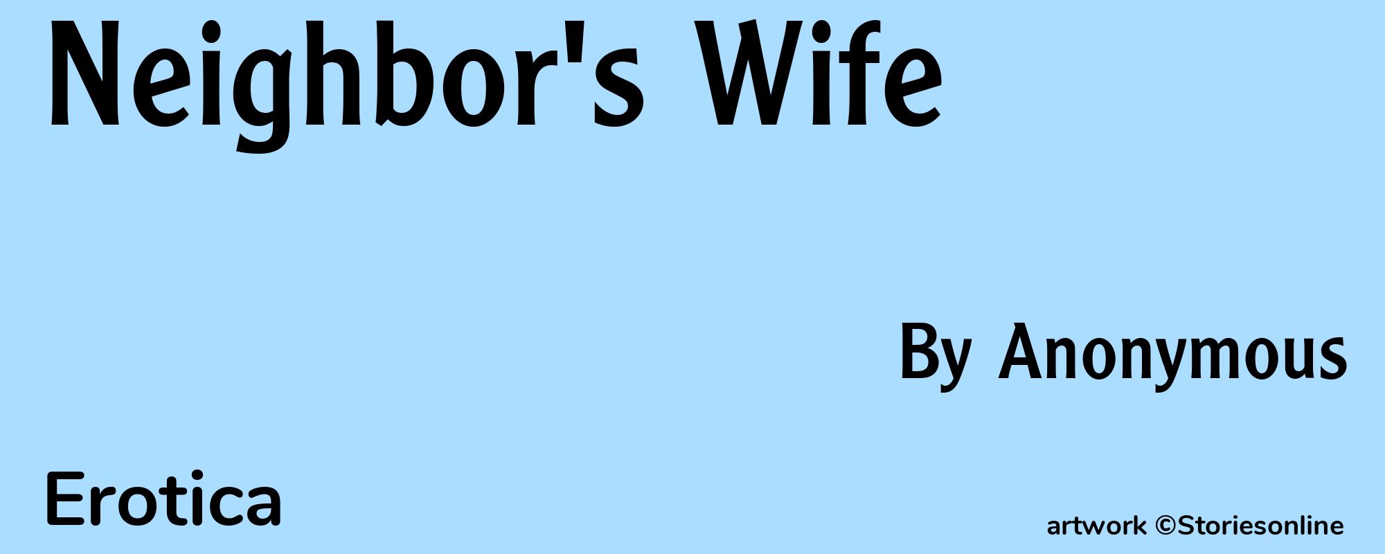 Neighbor's Wife - Cover