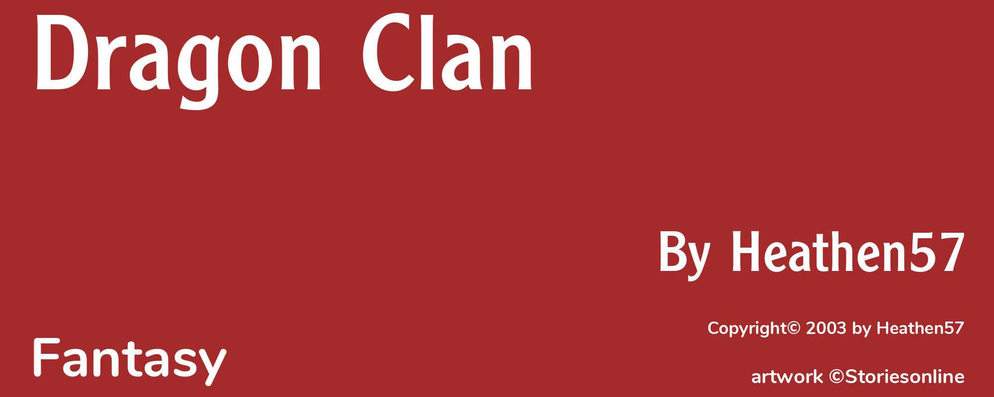 Dragon Clan - Cover