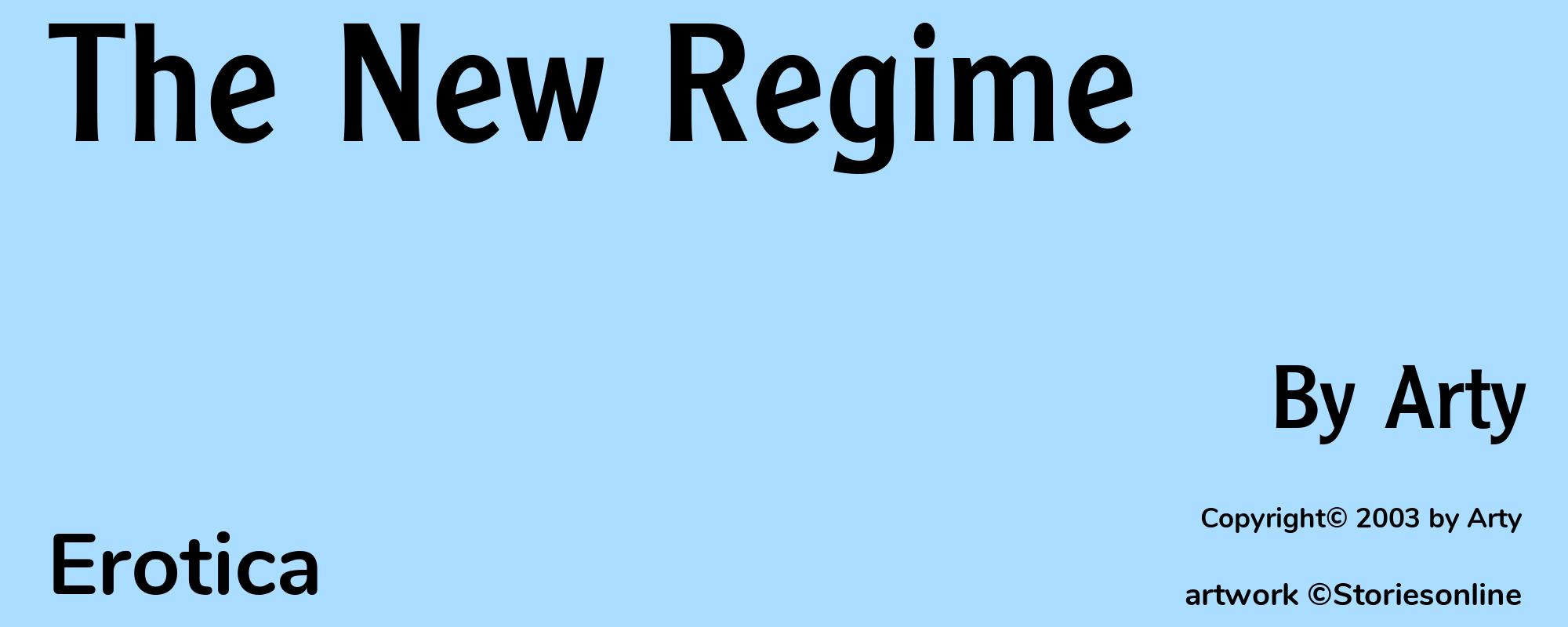 The New Regime - Cover