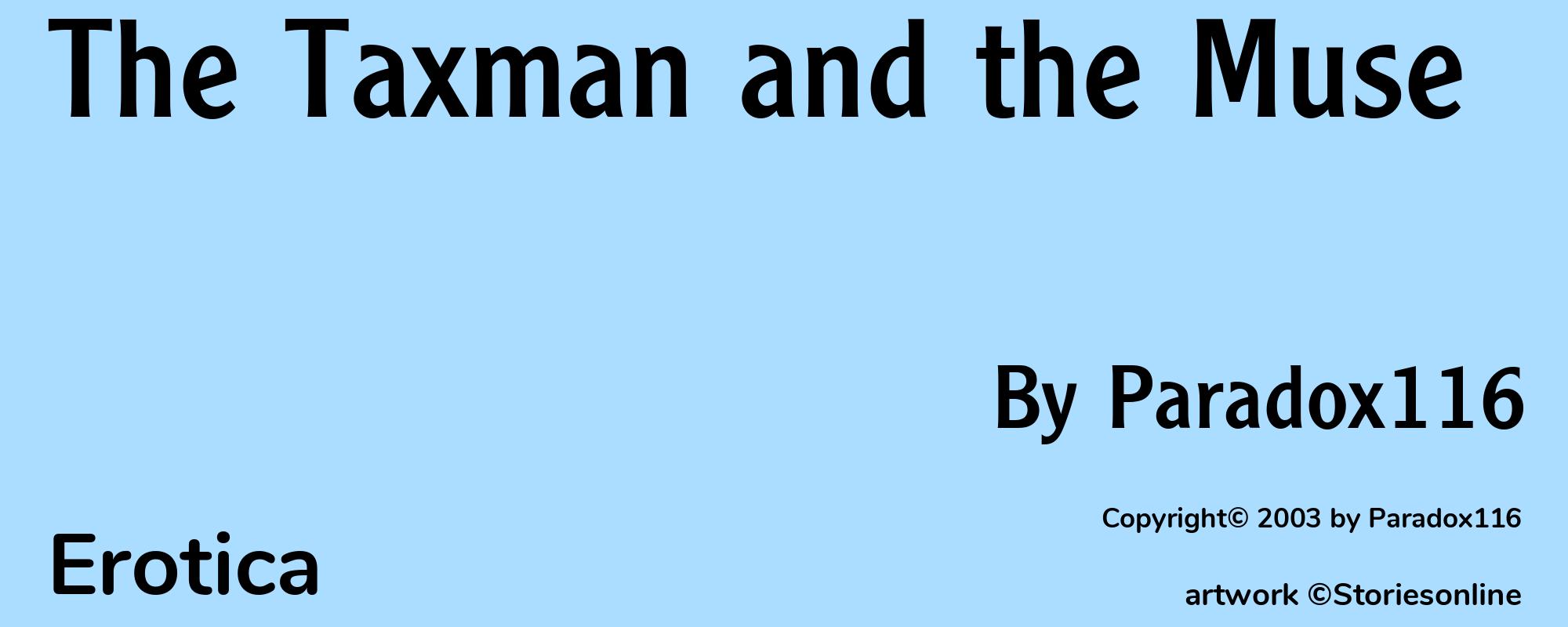 The Taxman and the Muse - Cover