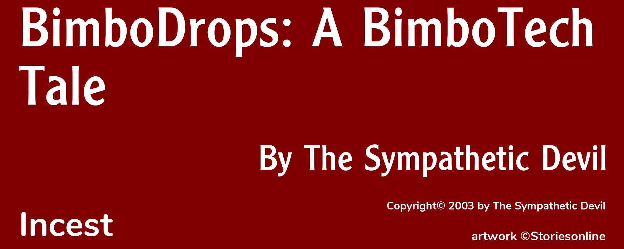 BimboDrops: A BimboTech Tale - Cover