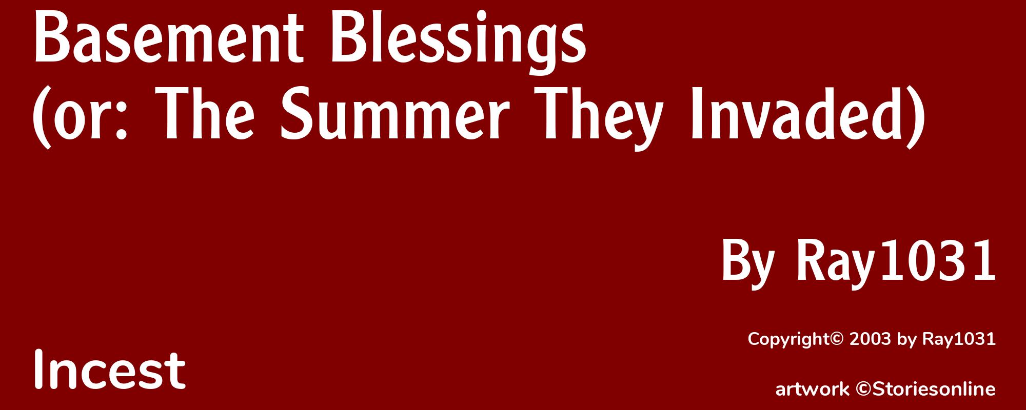 Basement Blessings (or: The Summer They Invaded) - Cover