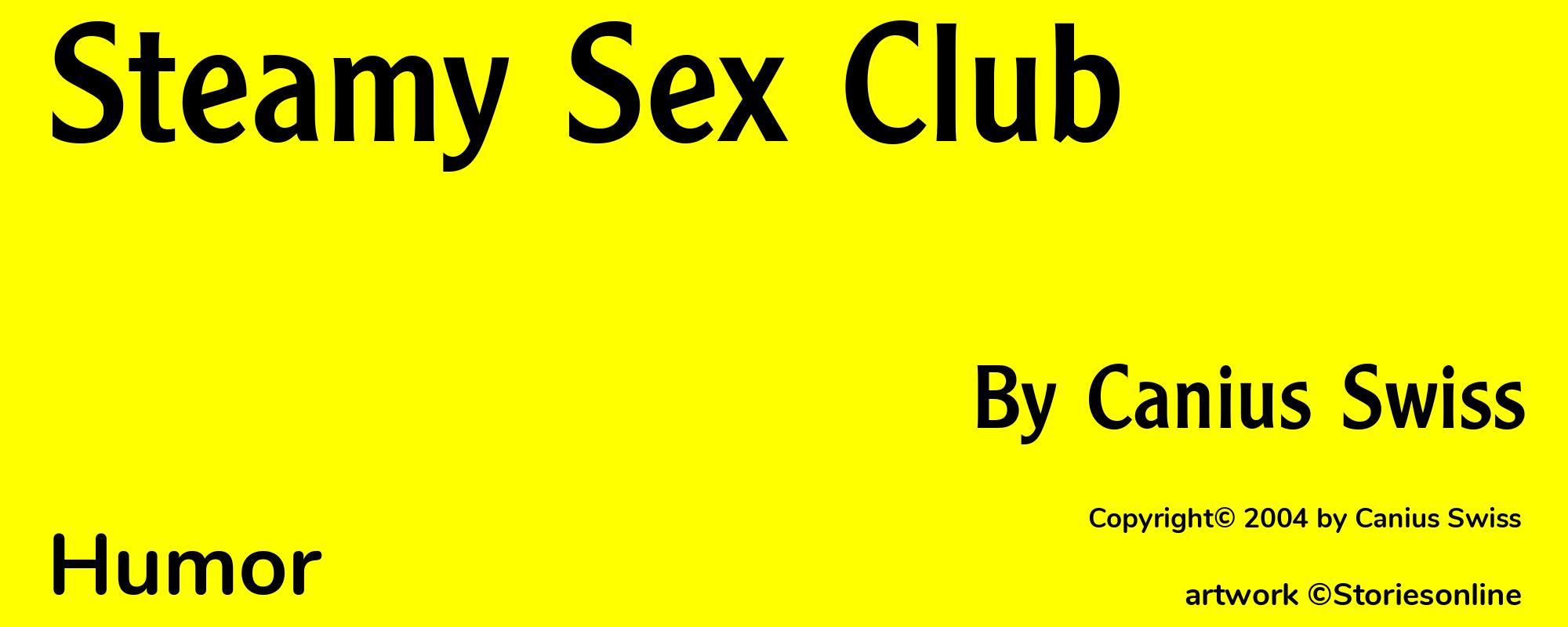 Steamy Sex Club - Cover