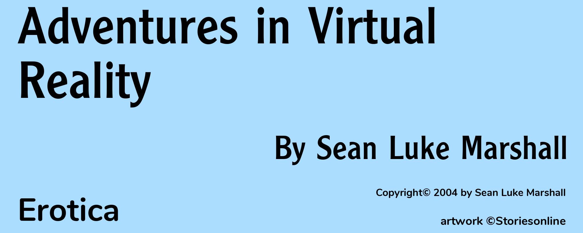 Adventures in Virtual Reality - Cover