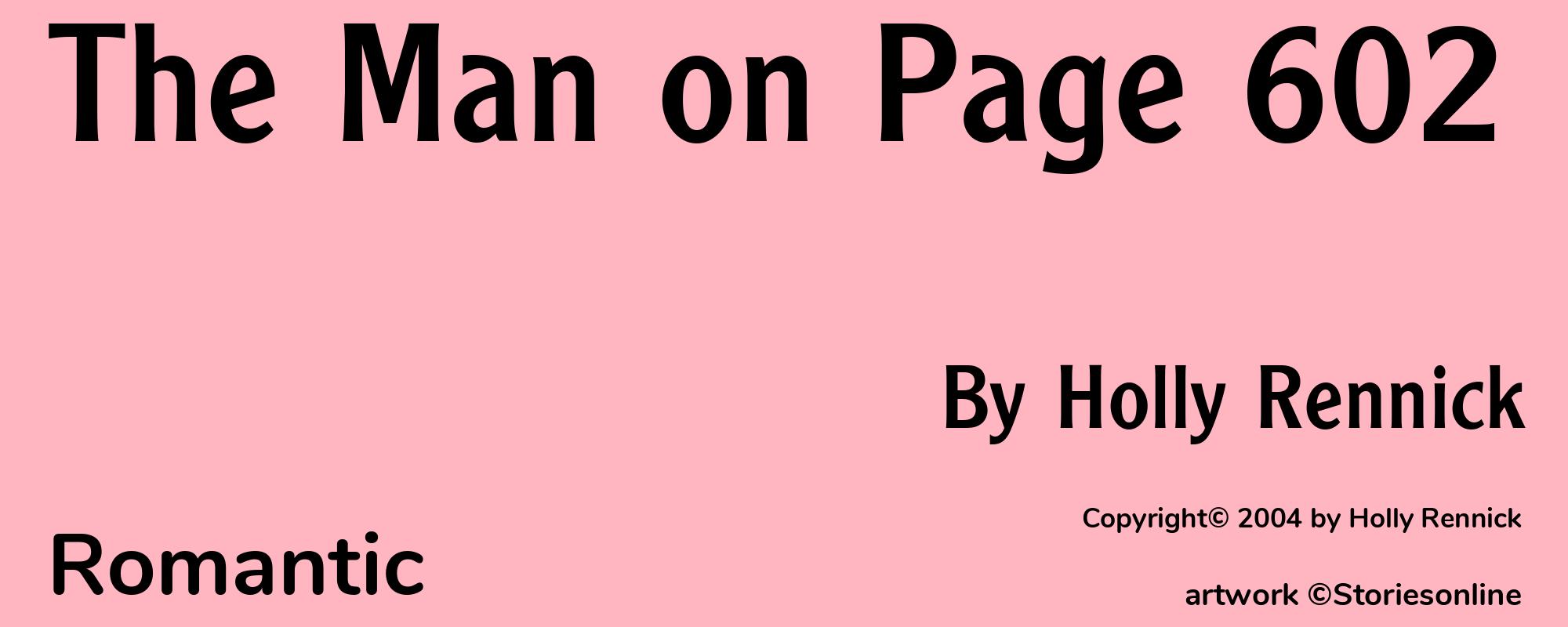 The Man on Page 602 - Cover