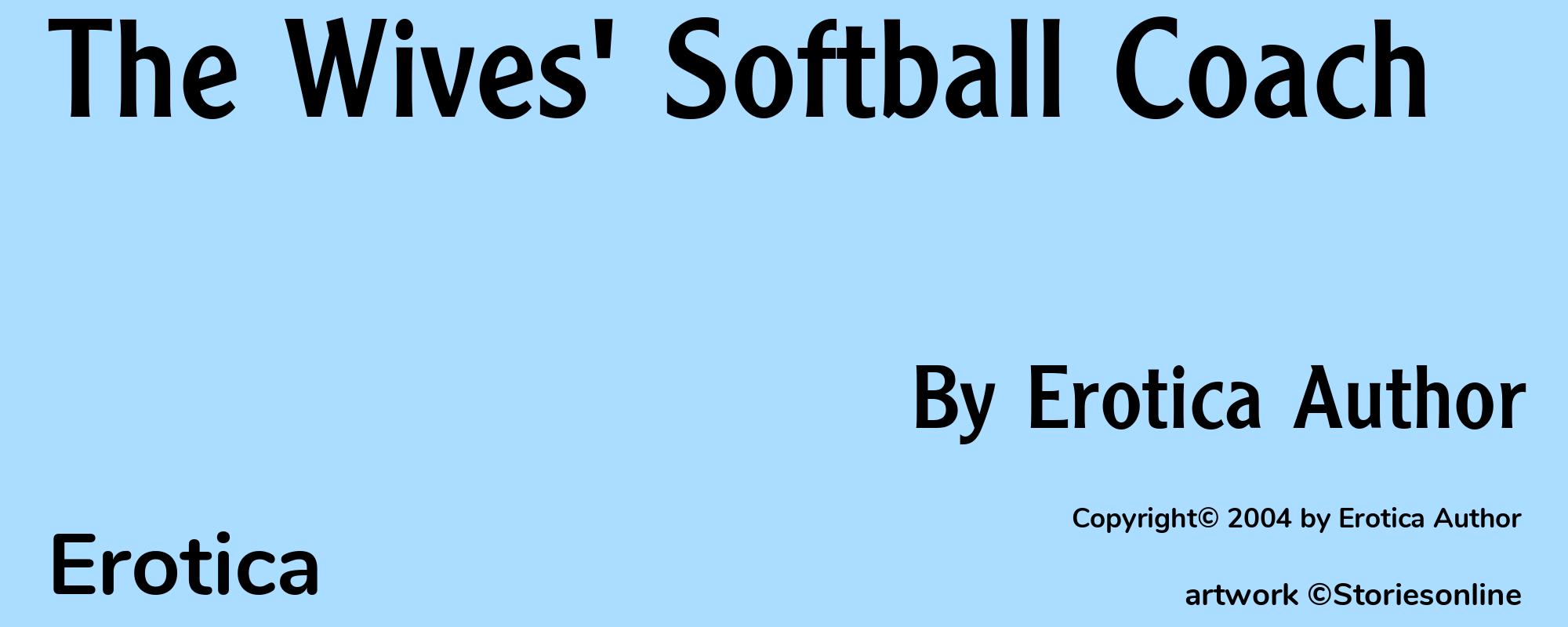 The Wives' Softball Coach - Cover