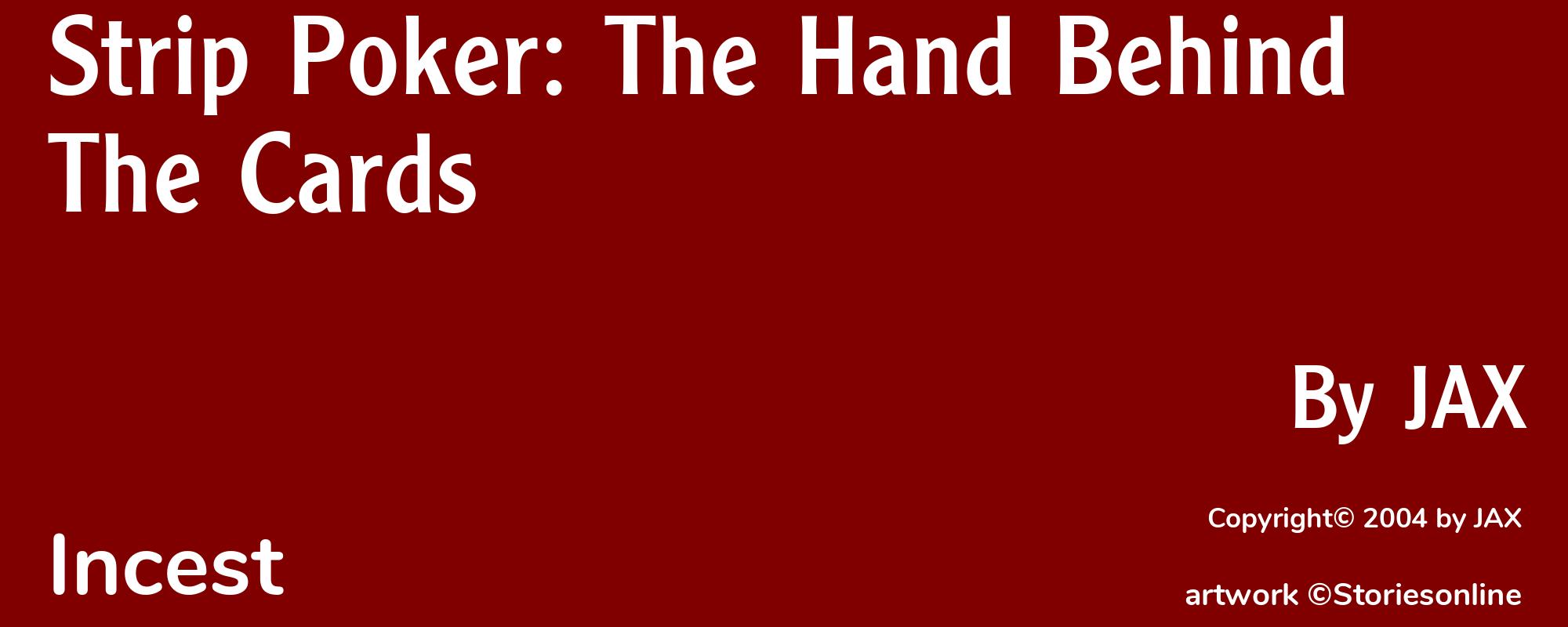 Strip Poker: The Hand Behind The Cards - Cover