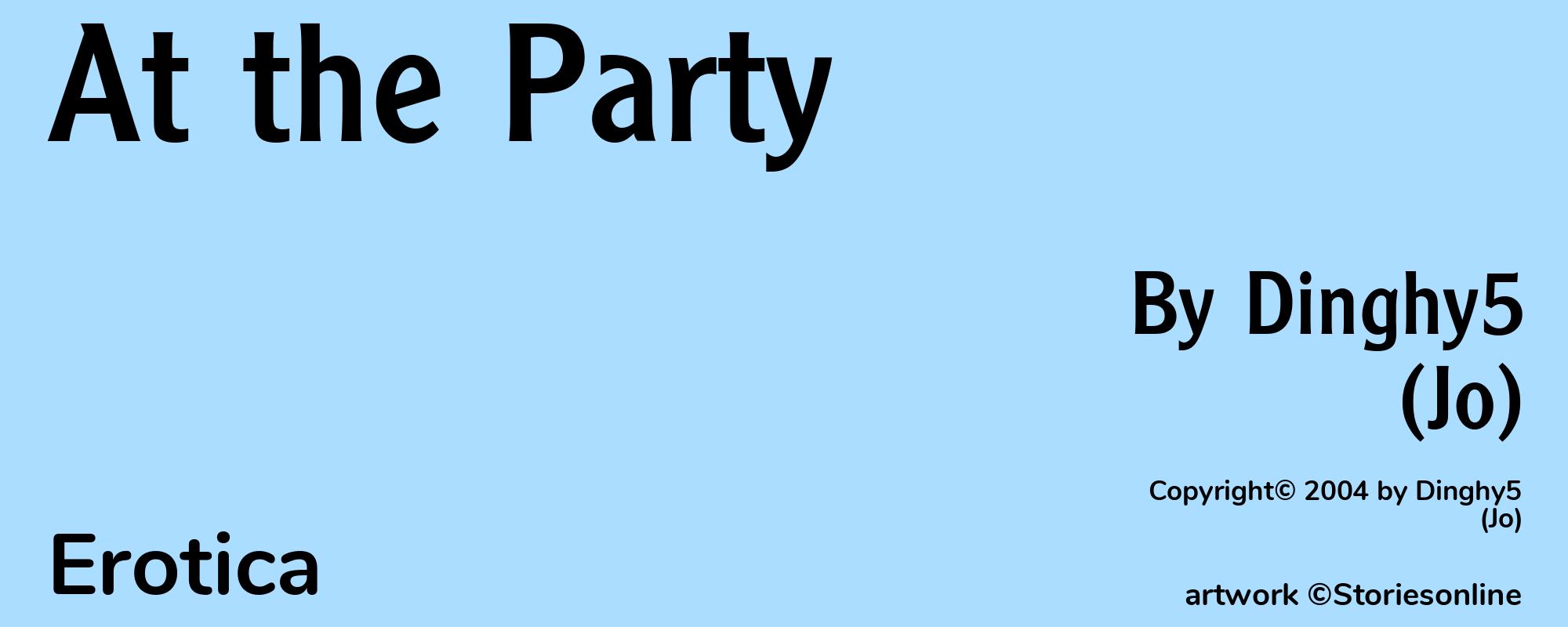 At the Party - Cover