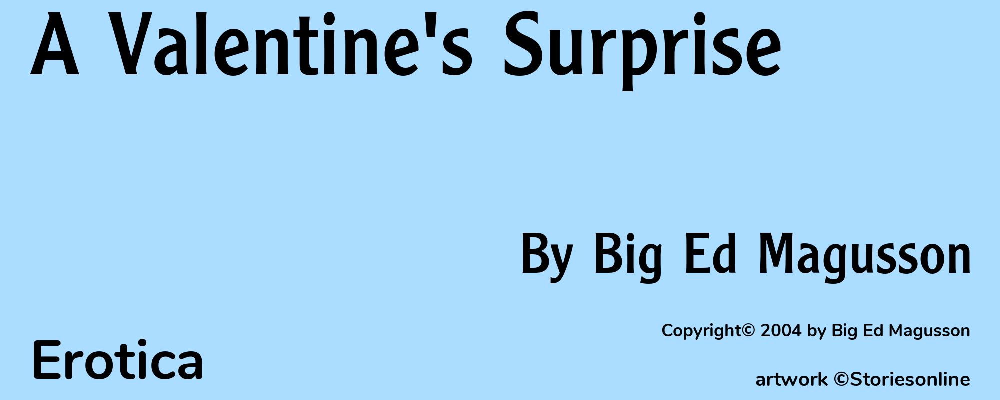 A Valentine's Surprise - Cover
