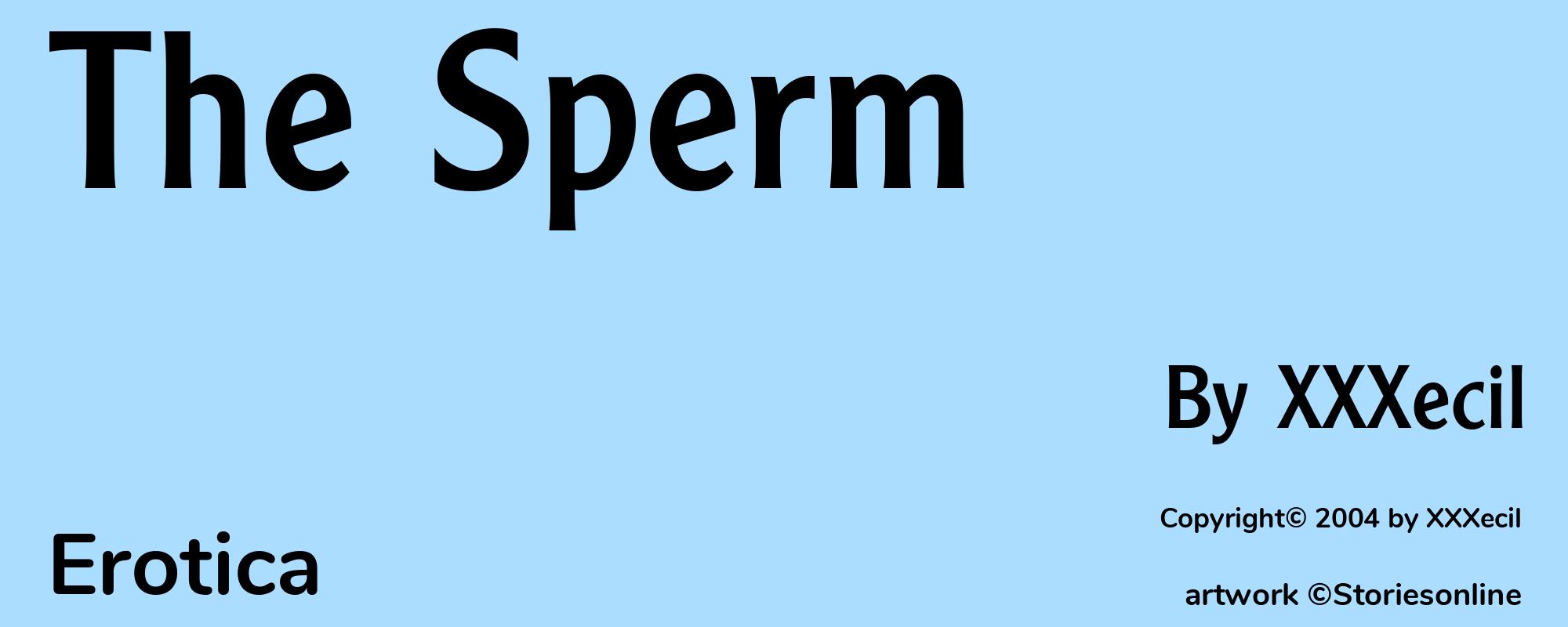 The Sperm - Cover