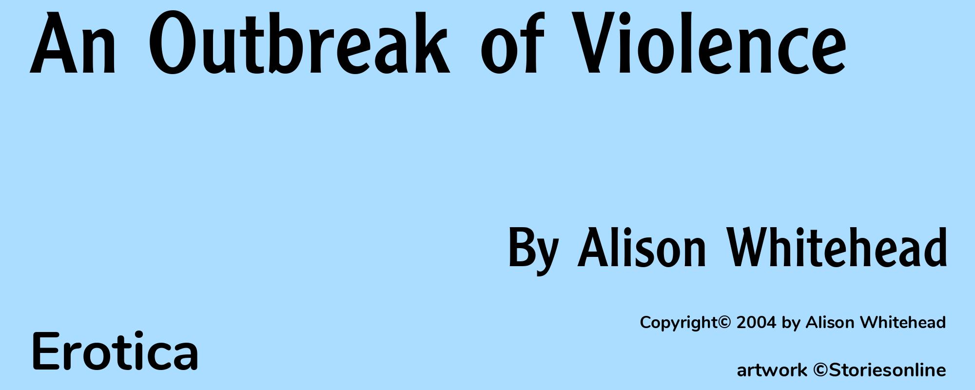 An Outbreak of Violence - Cover
