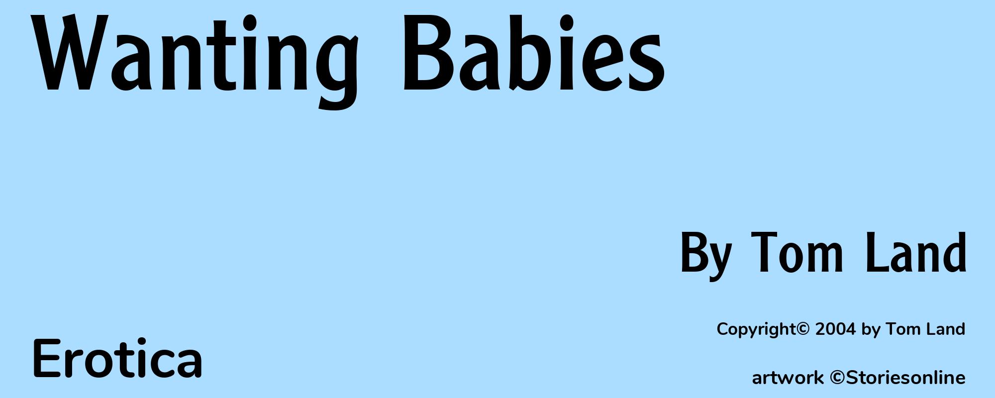 Wanting Babies - Cover