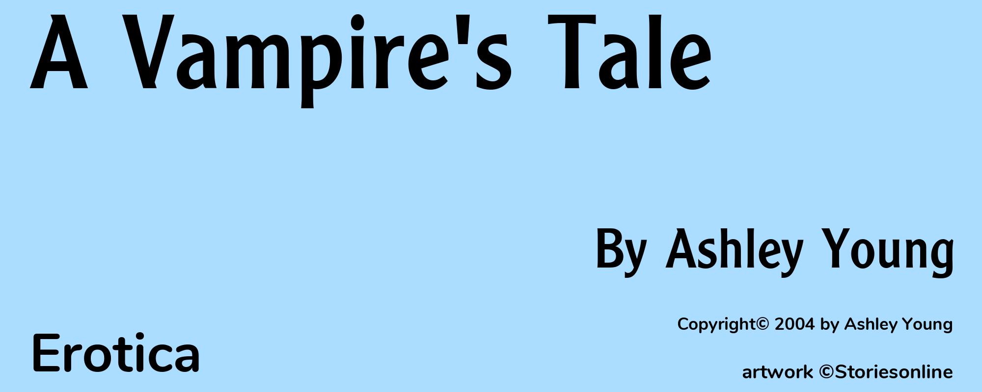 A Vampire's Tale - Cover