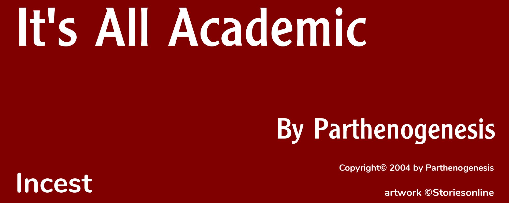 It's All Academic - Cover