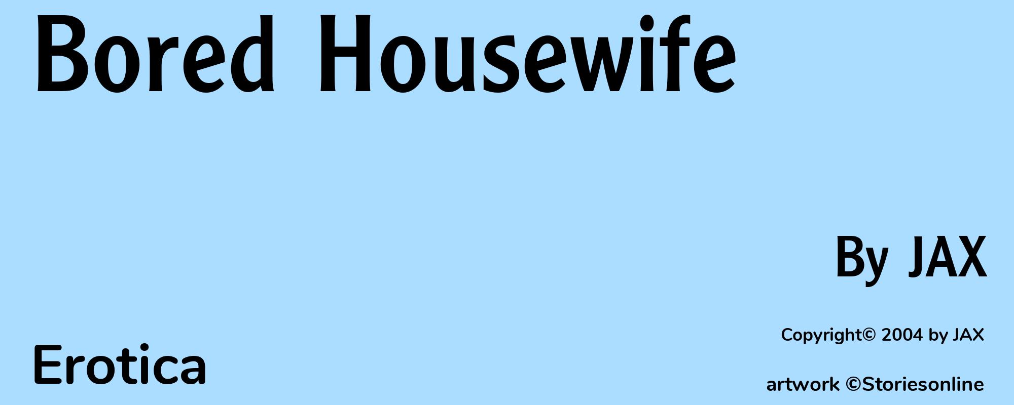 Bored Housewife - Cover