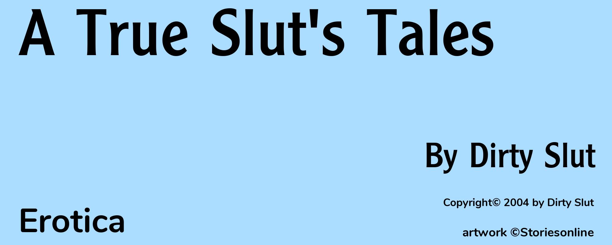A True Slut's Tales - Cover