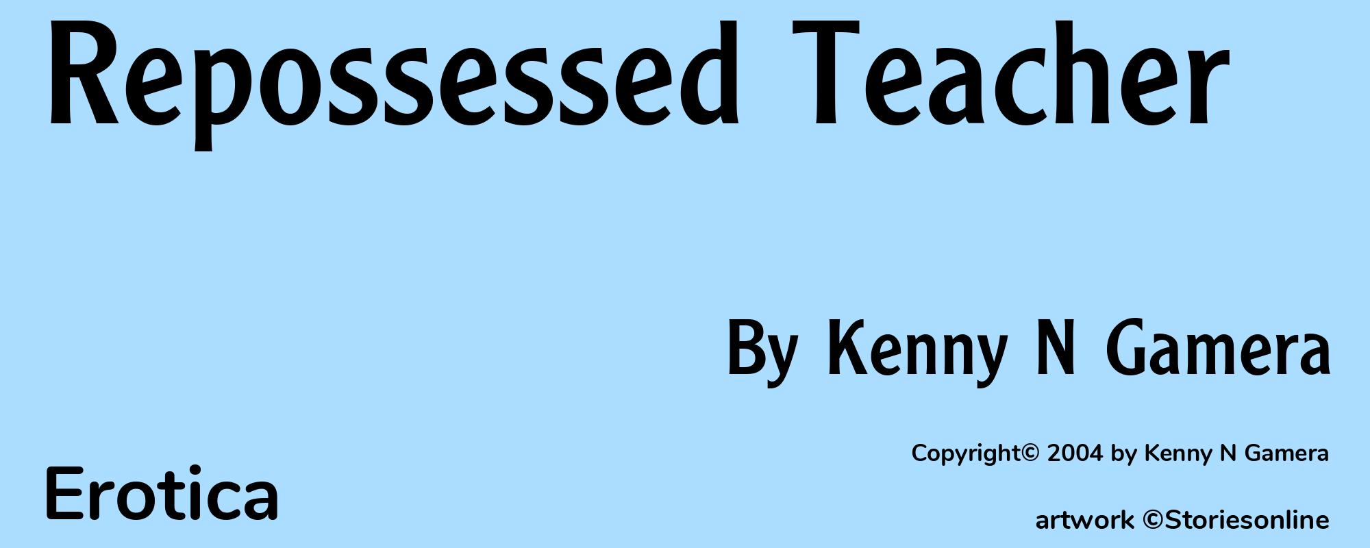 Repossessed Teacher - Cover