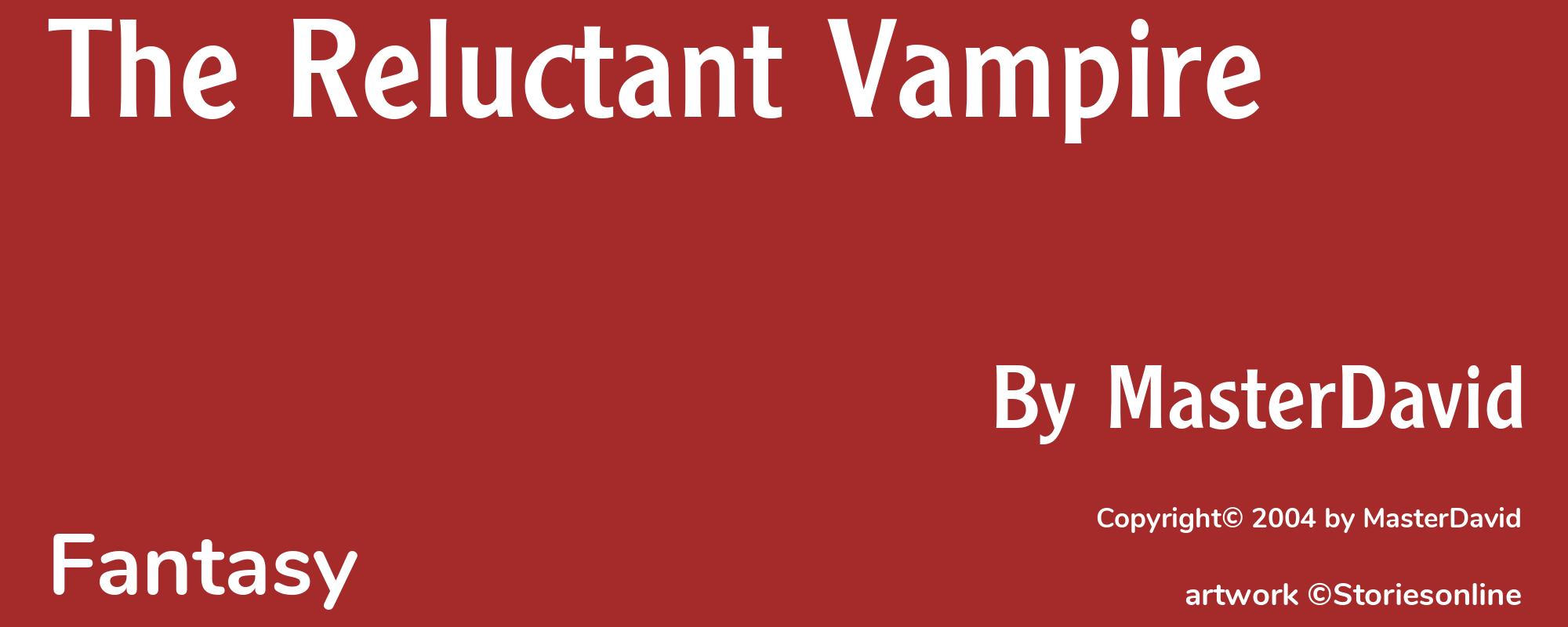 The Reluctant Vampire - Cover