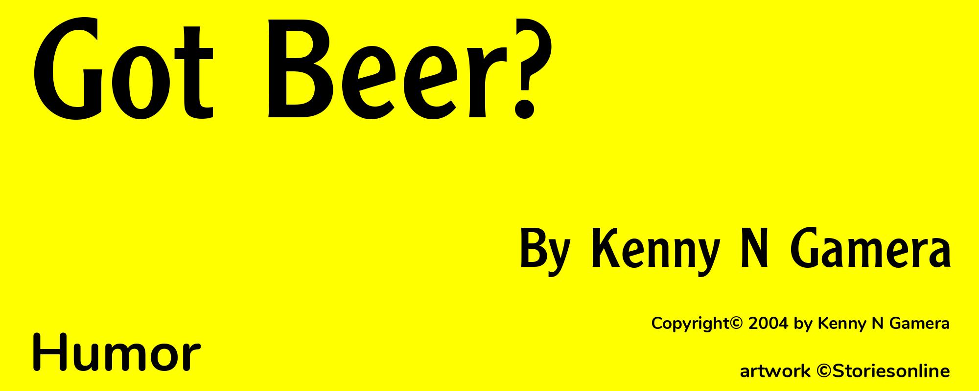Got Beer? - Cover