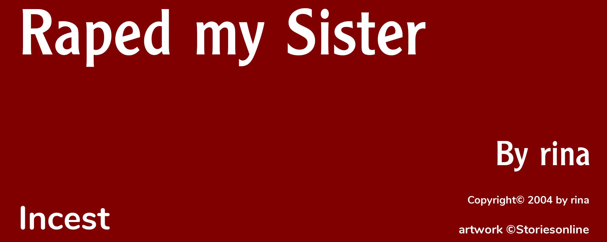 Raped my Sister - Cover