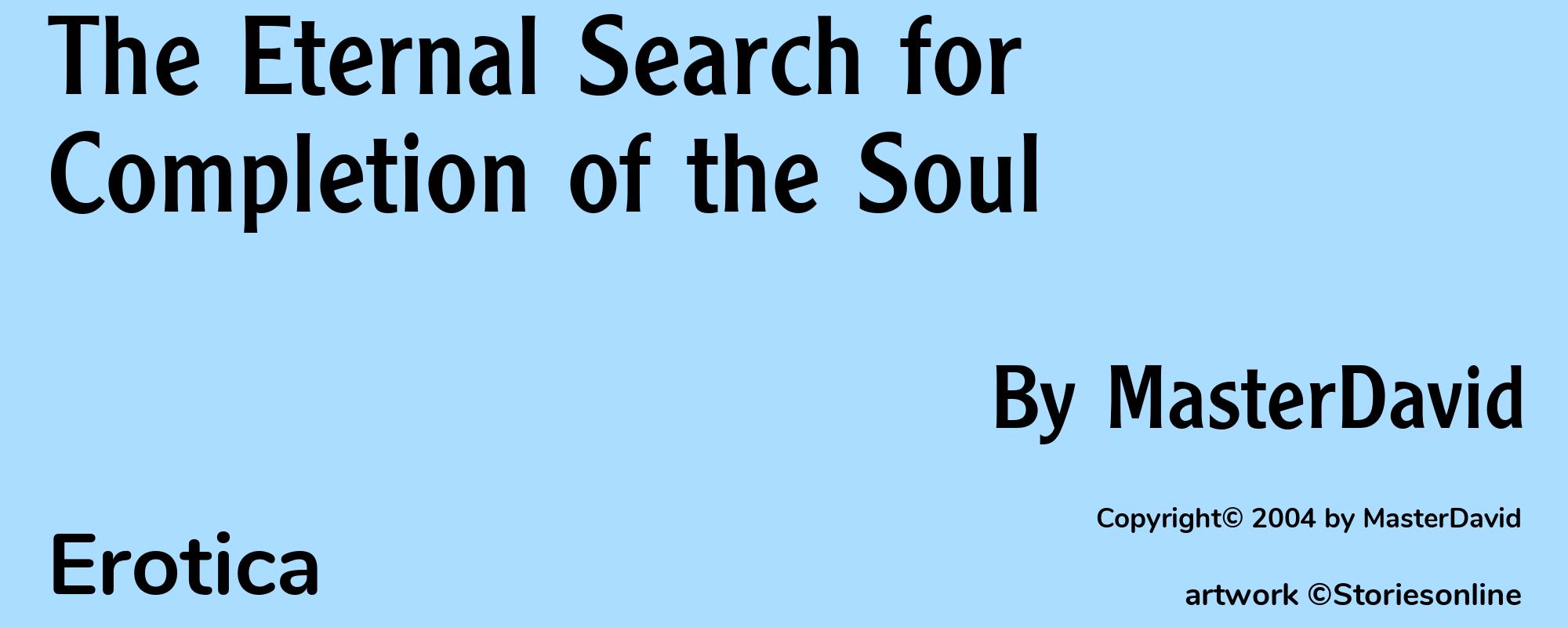 The Eternal Search for Completion of the Soul - Cover