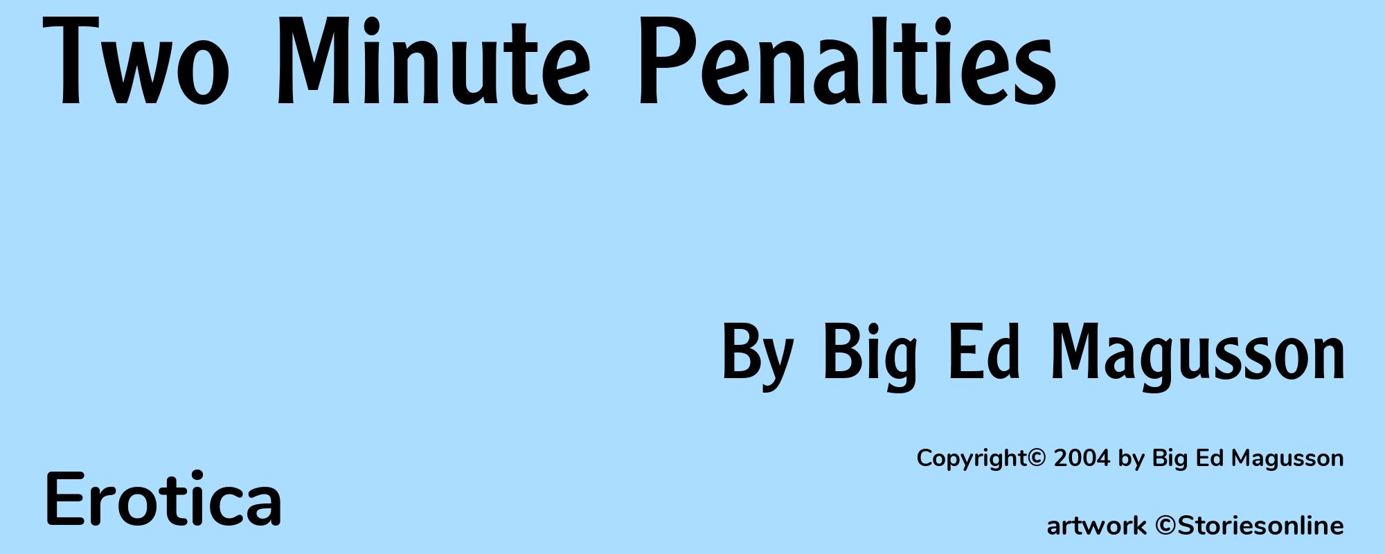 Two Minute Penalties - Cover