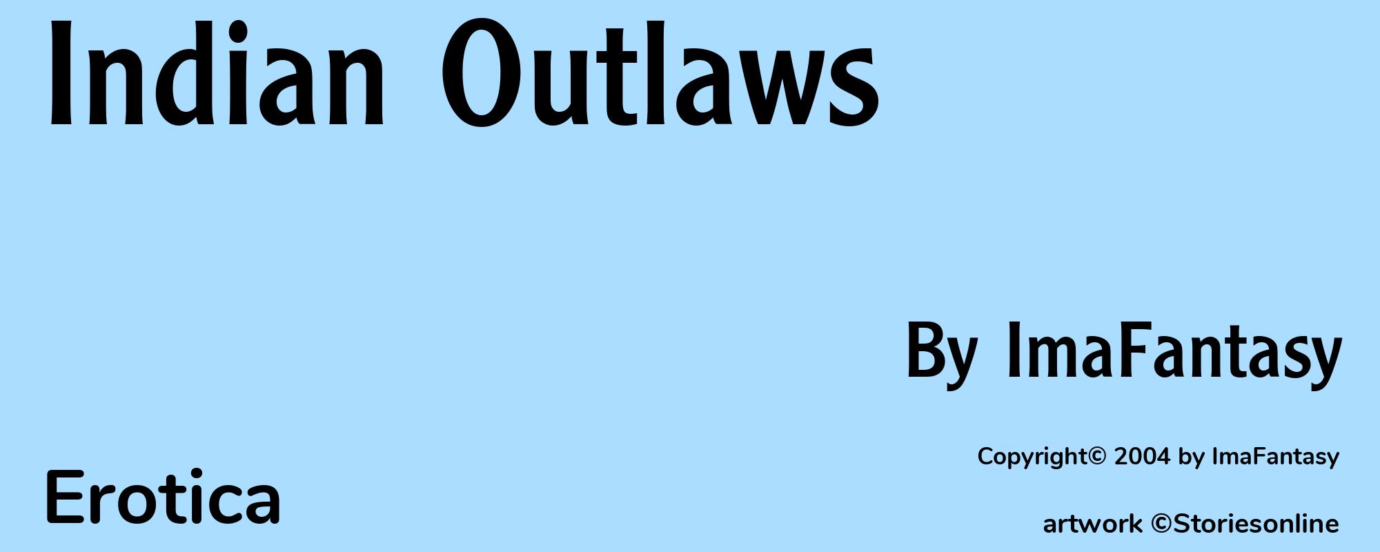 Indian Outlaws - Cover