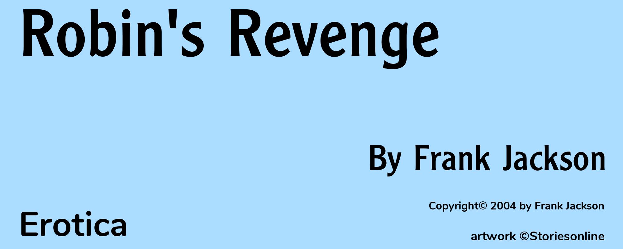 Robin's Revenge - Cover