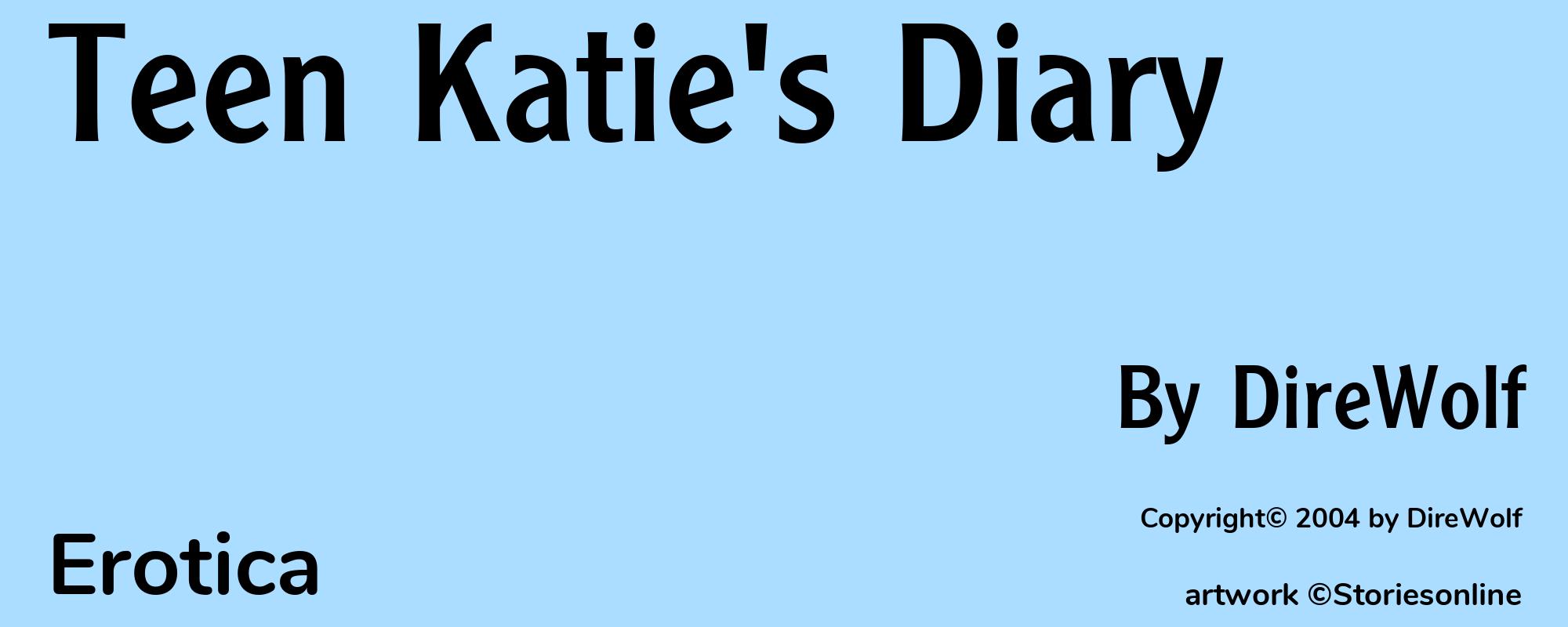 Teen Katie's Diary - Cover