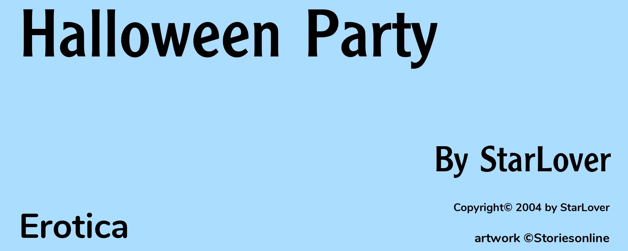 Halloween Party - Cover