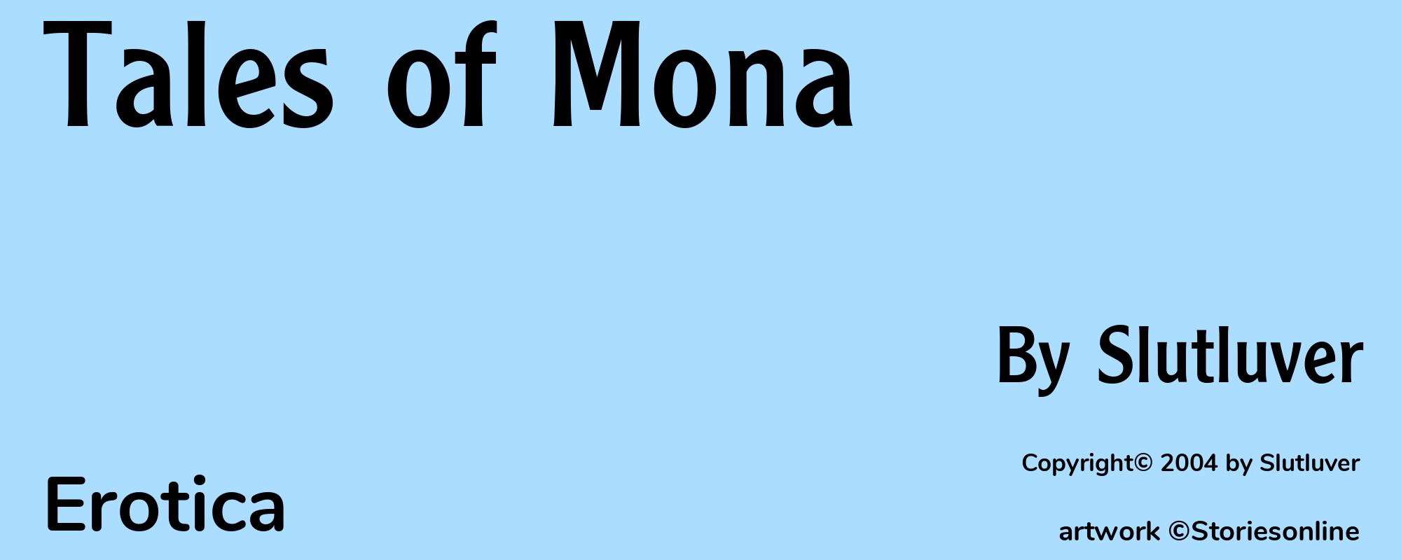 Tales of Mona - Cover