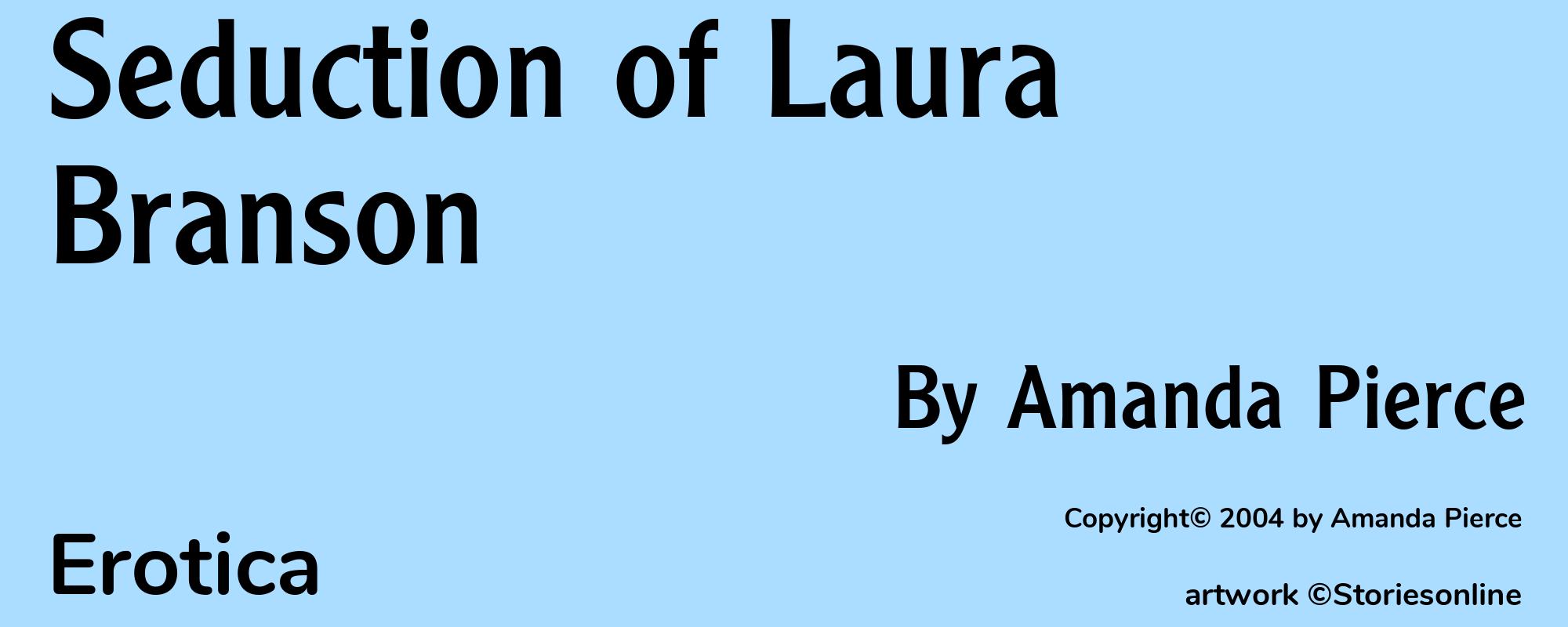 Seduction of Laura Branson - Cover