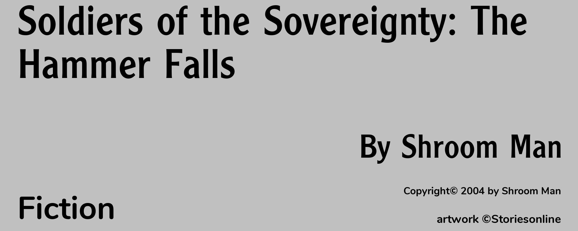 Soldiers of the Sovereignty: The Hammer Falls - Cover