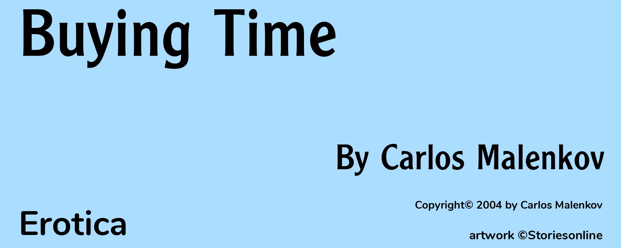 Buying Time - Cover