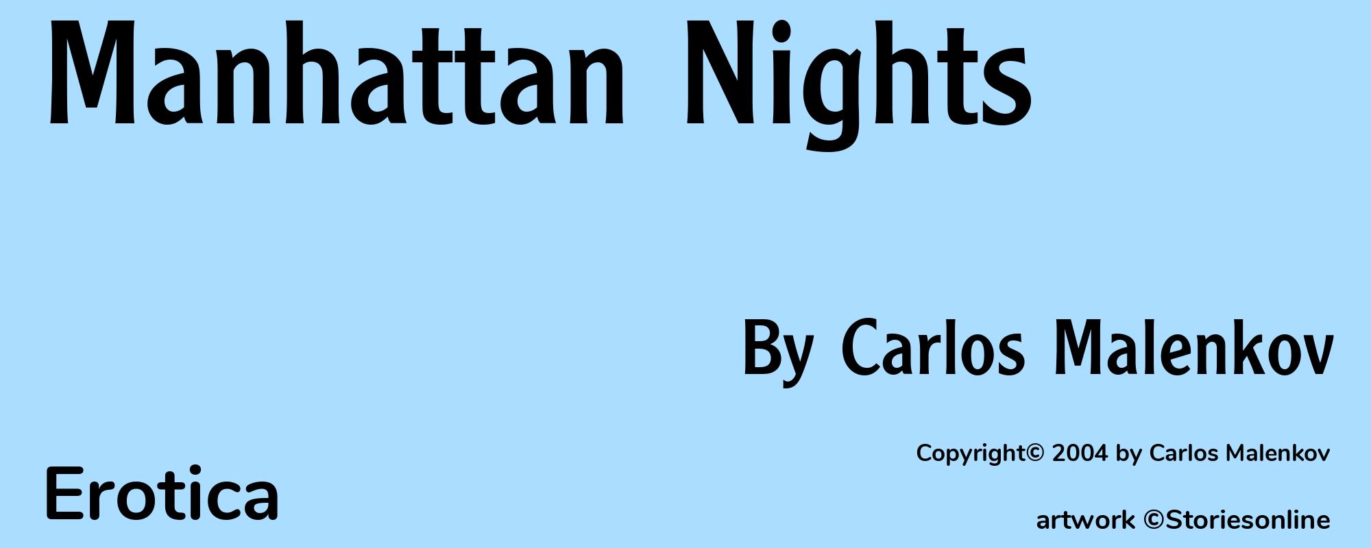 Manhattan Nights - Cover