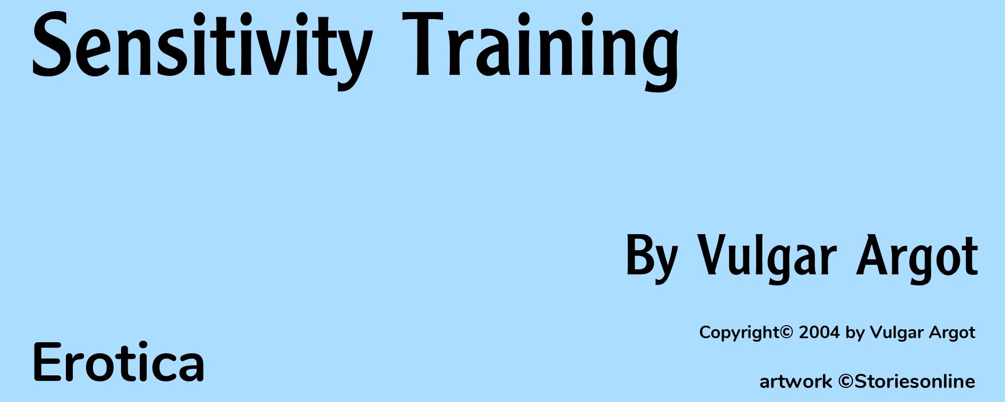 Sensitivity Training - Cover