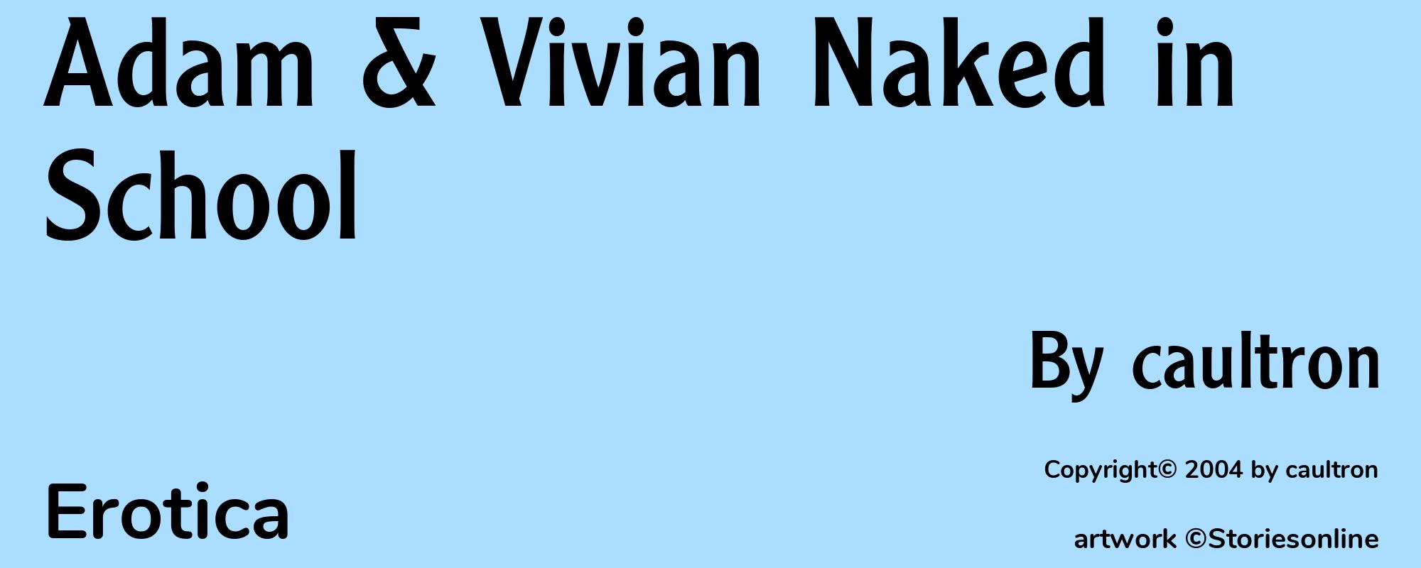 Adam & Vivian Naked in School - Cover